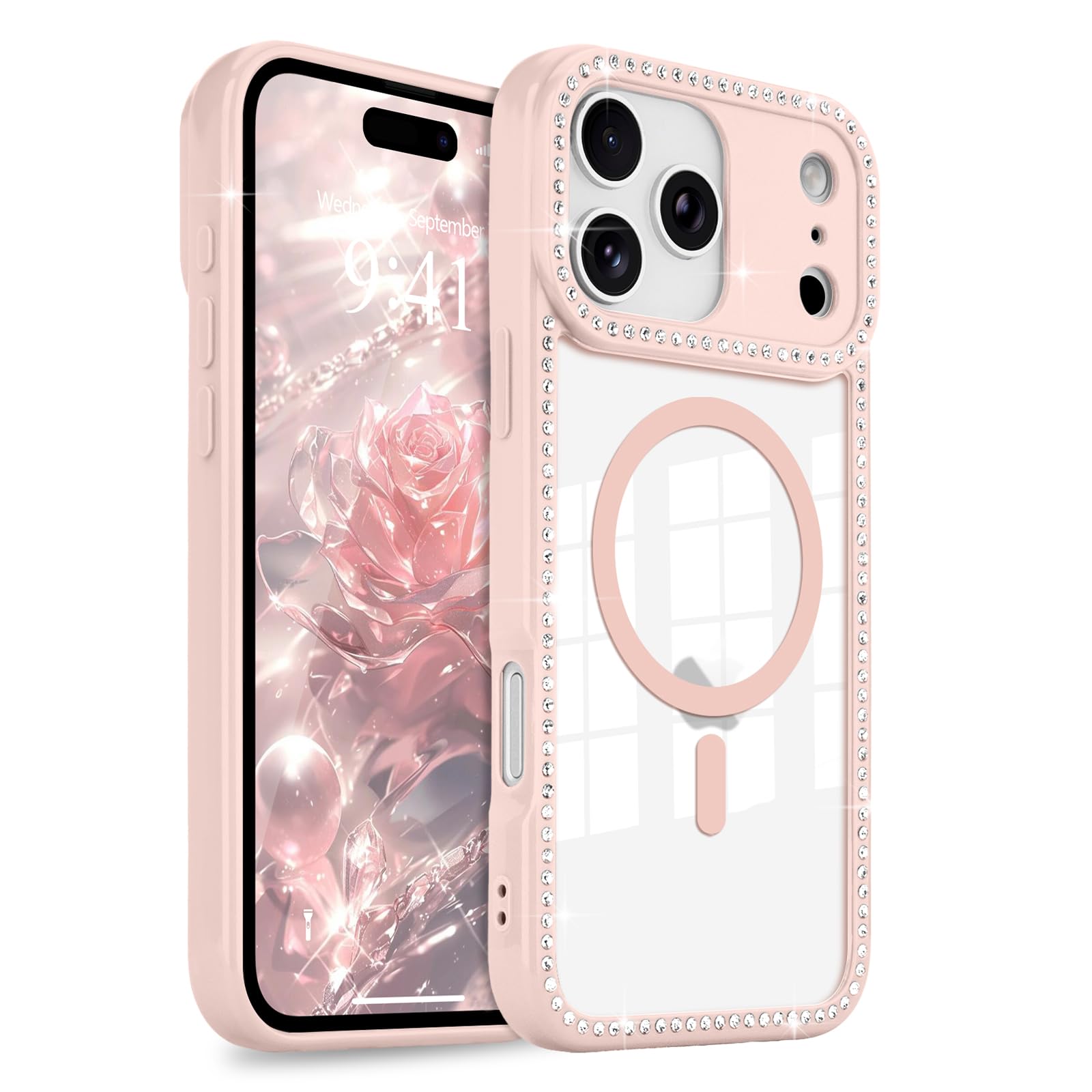 Amazon.co.jp: LCHULLE 用の iPhone 18 Pro/17 Pro ケース MagSafe対応